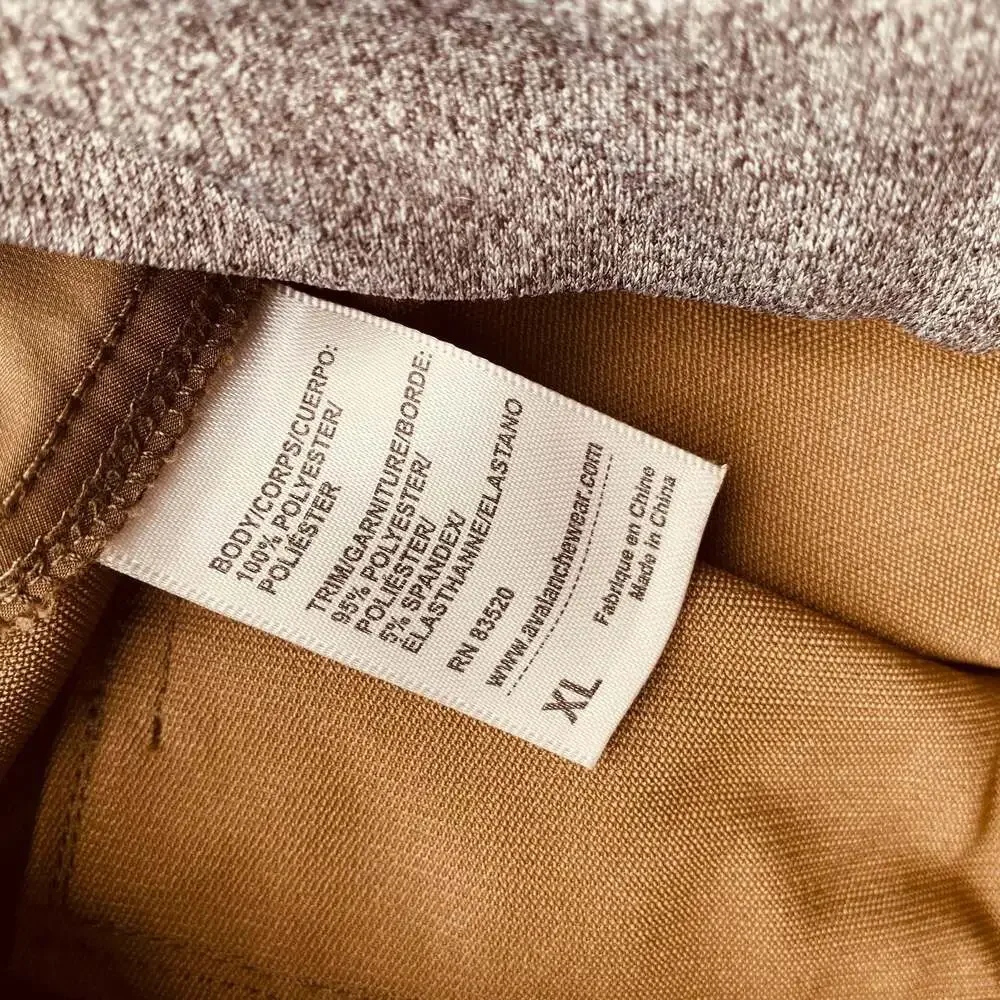 Avalanche Outdoor Inspired Apparel Co. Brown Hiking Cargo Pants XL